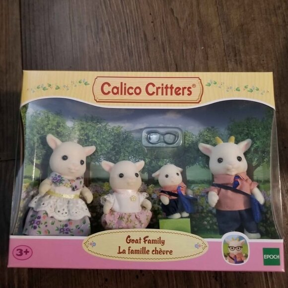 Calico Critter Families BUNDLE- Sheep, Goat, Penguin, Giraffe, Hedgehog - Picture 5 of 8